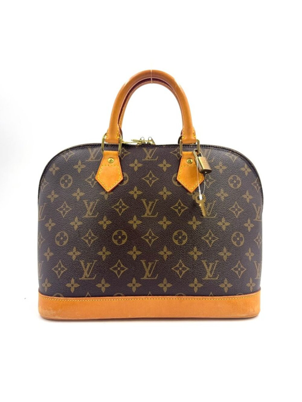 Louis Vuitton Alma PM Monogram Leather Brown Light Handbag